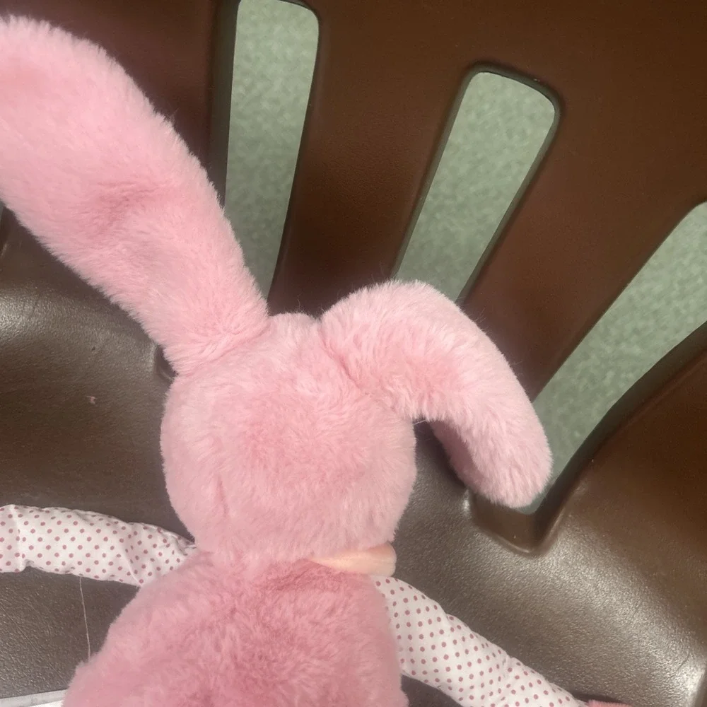 DOUDOU D&C  PARIS FRANCE PINK BUNNY RABBIT PLUSH 14